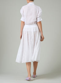 Pamela Skirt - Off White - Floral Eyelet