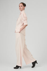 Vita Short Sleeves Shirt - Peony Pink - Plain Corduroy
