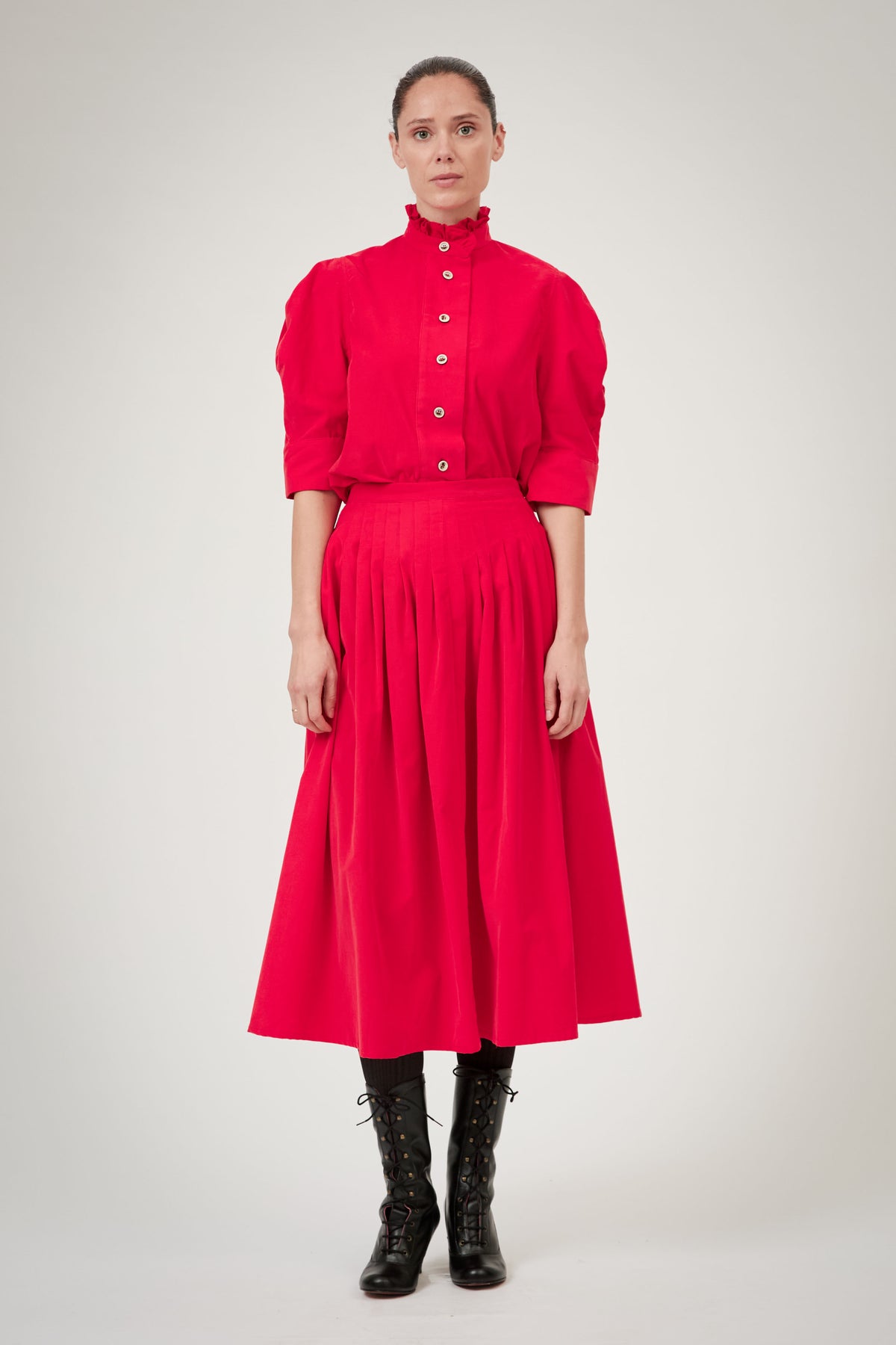 Vita Blouse - Tirolean Cord - Red