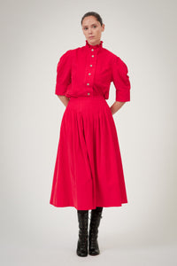 Zazou skirt - Tirolean Cord - Red