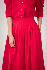 Zazou skirt - Tirolean Cord - Red