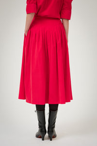 Zazou skirt - Tirolean Cord - Red