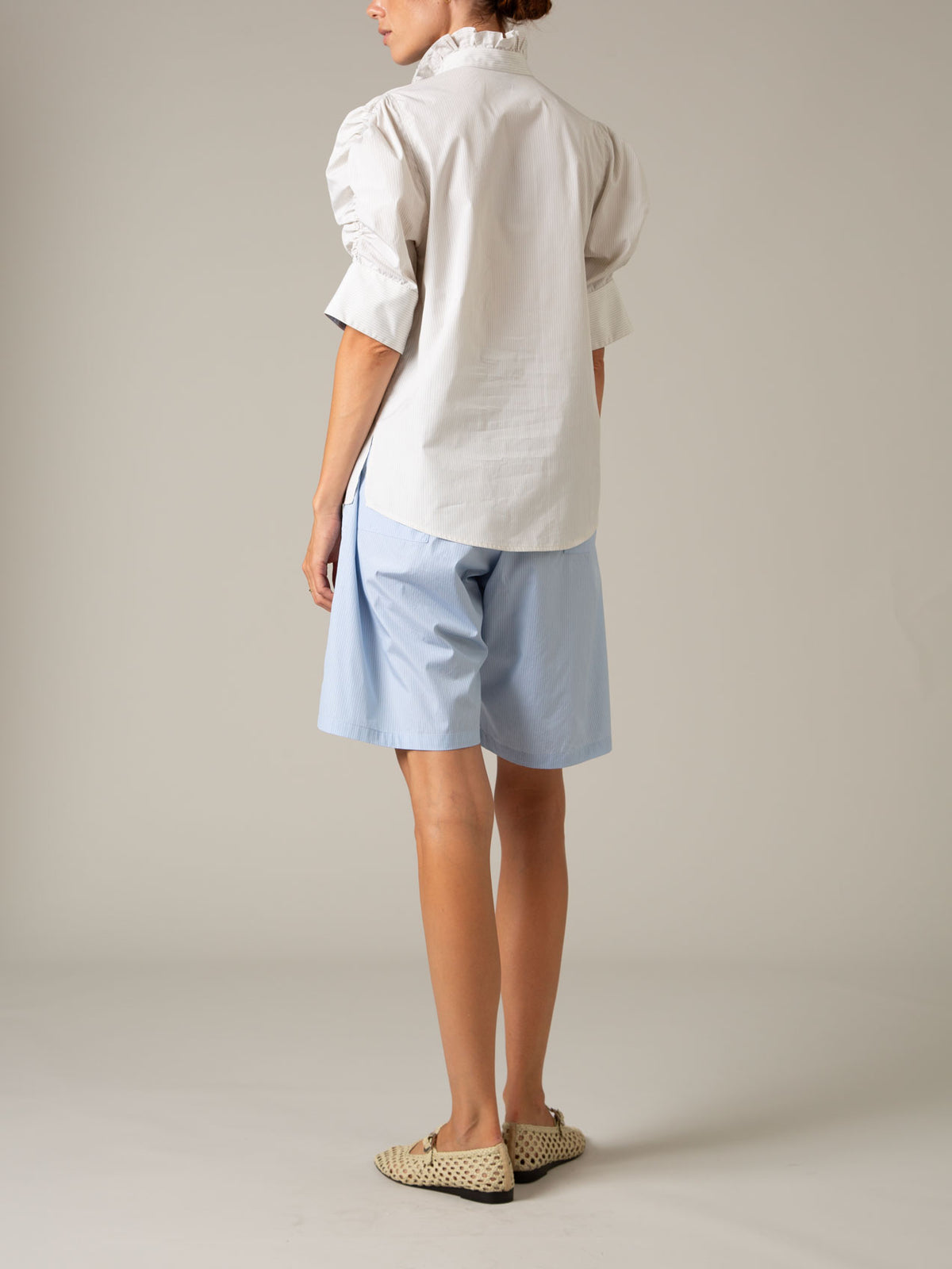 Vita Blouse - Lady Poplin - Turtle Dove