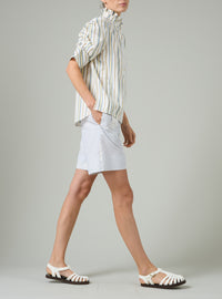 Vita Blouse - Yellow & Grey - Capri Stripes