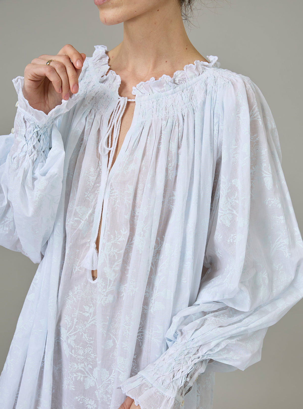 Vladia Chintz - Robe - Blanc ou Lavande