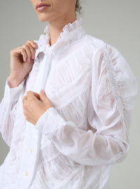 Wind Blouse - Off White - Gilded Age Ruffles