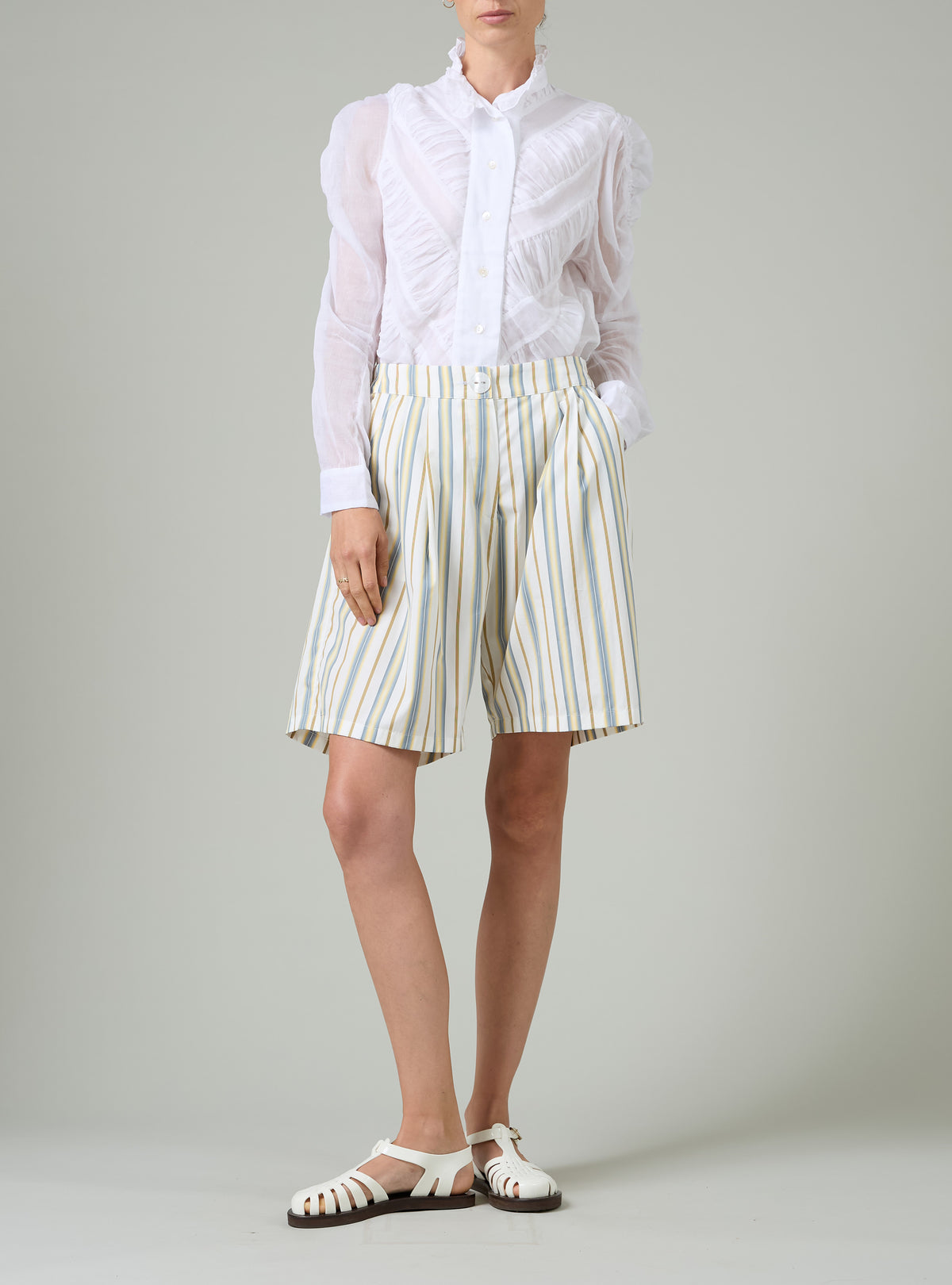 Wind Blouse - Off White - Gilded Age Ruffles