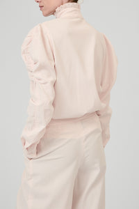 Wind Long Sleeves Shirt - Peony Pink - Plain Corduroy