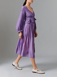 Zazou Skirt - Optical Pleats - Wisteria
