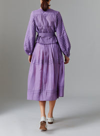 Zazou Skirt - Optical Pleats - Wisteria