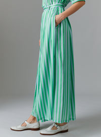 Silvana Skirt - Bouboulina Stripes - Emerald