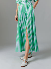 Silvana Skirt - Bouboulina Stripes - Emerald