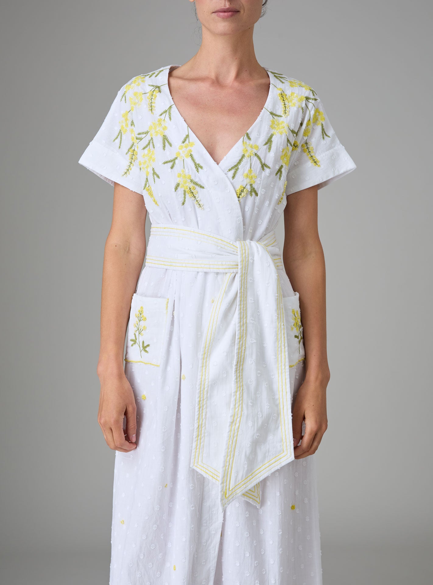 Mimosa Dress in White Mimosa Dress in White