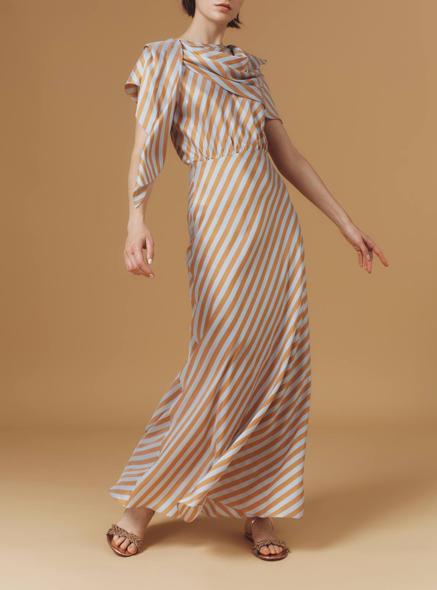 Whitney Long Dress Bouboulina Stripes Brandy S