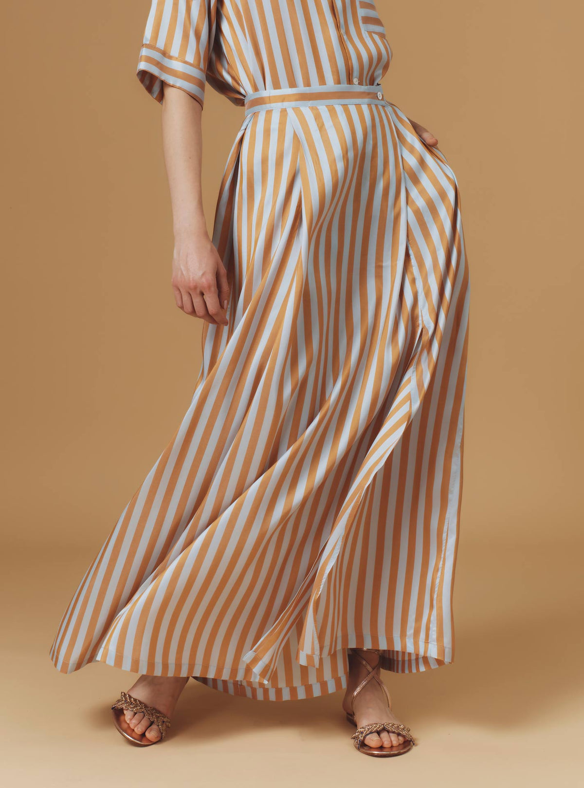 Silvana Skirt - Bouboulina Stripes - Brandy
