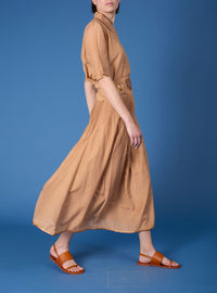 Verde Skirt & Obi Belt - Gipsy Embroidery - Sand Rose