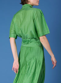 Verde Skirt & Obi Belt - Gipsy Embroidery - Veridian Green