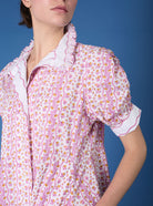 Sleeve close up - Venetia Cyclamen Mustard Dress - Liselund Print - Thierry Colson