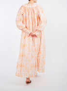 Back view of Vladia Chintz Apricot Dress by Thierry Colson