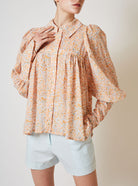 Wallis Floral Jaal Multico Mango Blouse by Thierry Colson 