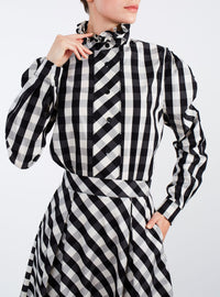 Wind Blouse - Black & White