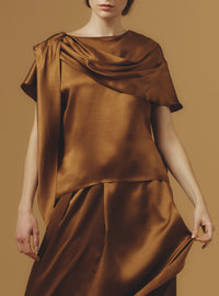Zizi Top - Silk - Copper